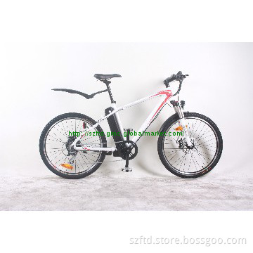 26inch 250W 24v/36v 10ah lithium battery powered mountain bicycle